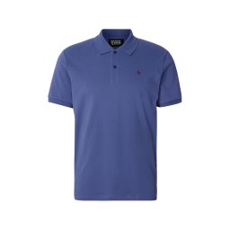 SCOTCH & SODA Tricou 'Seasonal Core' indigo / mov zmeură