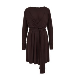 WE Fashion Rochie maro închis