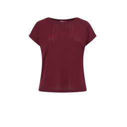 WE Fashion Tricou roșu vin