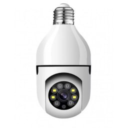 Camera de Supraveghere WiFi Tip Bec cu Rotire 355 Full HD Senzor de Miscare PIR si Audio Bidirectional