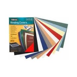 Binding cover (leather pattern) DELTA A4 FSC 5370503, 100 buc, galben