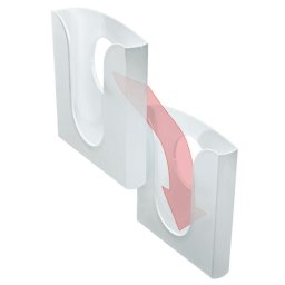 Accesorii birotica Set tavite LEITZ Presenter, 4 buc/set, transparent