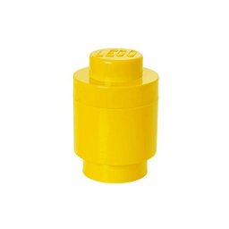 Room Copenhagen LEGO Storage Brick 1 round yellow - RC40301732