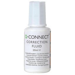 Fluid corector cu pensula, 20ml, Q-Connect