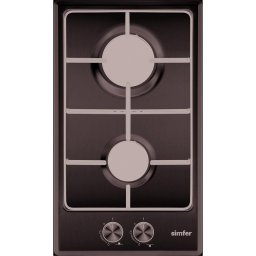 Plita Simfer H3.200.VGRIM Hob, Gas, Width 30 cm, 2 cooking zones, Mechanical control, Inox