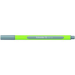 Liner SCHNEIDER Line-Up, rubber grip, varf fetru 0.4mm - gri argintiu