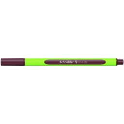 Liner SCHNEIDER Line-Up, rubber grip, varf fetru 0.4mm - maro topaz