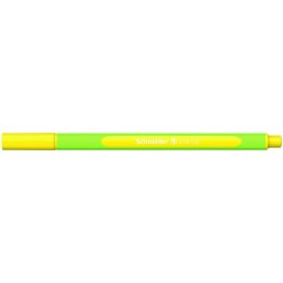 Liner SCHNEIDER Line-Up, rubber grip, varf fetru 0.4mm - galben fluorescent