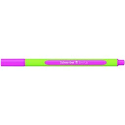 Liner SCHNEIDER Line-Up, rubber grip, varf fetru 0.4mm - roz fluorescent