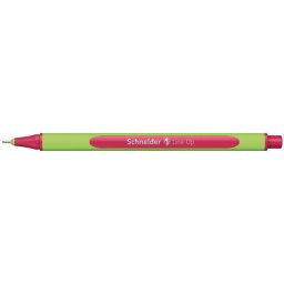 Liner SCHNEIDER Line-Up, rubber grip, varf fetru 0.4mm - rosu royal