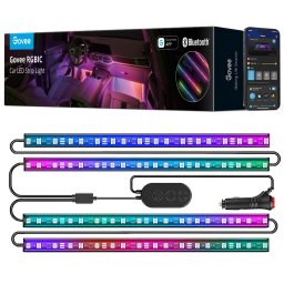 RGBIC Interior Car Lights （30 Scene Mode + 4 Music Mode)--Without Remote Control