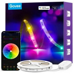 RGBIC Basic Wi-Fi + Bluetooth LED Strip Lights (5 Meter)