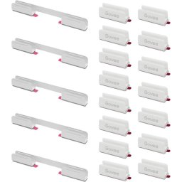 Neon Rope Light 2, Bracket, White, 15pcs in one pack+ Clips, White, 5pcs in one pack