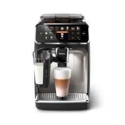 Espressor automat Philips LatteGo Seria 5400 EP5447/90, 1.8l, 1500W, 15 bar, negru/argintiu