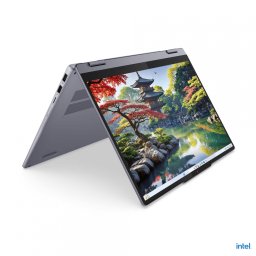 Laptop Lenovo IdeaPad 5 2-in-1 14IAL10, 14" WUXGA (1920x1200) OLED 500nits (peak) / 400nits (typical) Glossy, 100% DCI-P3, 60Hz, TÜV Low Blue Light, DisplayHDR™ True Black 500, Glass, Touch, Intel® Core Ultra 7 255H, 16C (6P + 8E + 2LPE) / 16T, Max Turbo