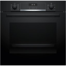 Cuptor incorporabil BOSCH HBG537FB3, Electric, 71 l, Clasa A+, 3400 W, Grill, Ventilator, EcoClean, Curatare Hidrolitica, Afișaj LCD, Termometru de carne, 10 programe, Functie Pizza, Negru