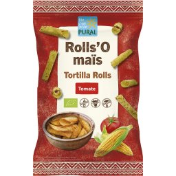 Tortilla rolls cu rosii, fara gluten bio 125g