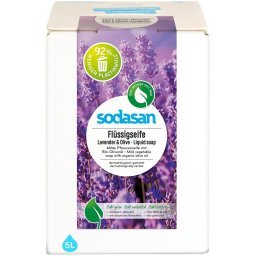 Sapun lichid cu lavanda bio si masline bio, bag-in-box 5L