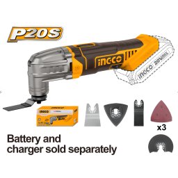 Unealta Multifunctionala 20V cu 7 accesorii , viteza variabila, unghi 3,2