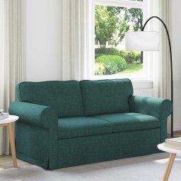 Canapea Verde închis 215 x 82 x 80 cm Metal GartenMobel Dekor