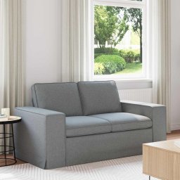 Canapea Gri deschis 162 x 80 x 82 cm Metal GartenMobel Dekor