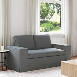 Canapea Gri închis 162 x 80 x 82 cm Metal GartenMobel Dekor