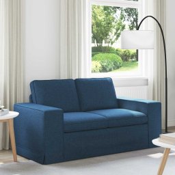 Canapea albastru 162 x 80 x 82 cm Metal GartenMobel Dekor
