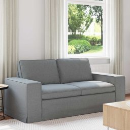 Canapea Gri deschis 182 x 80 x 82 cm Metal GartenMobel Dekor