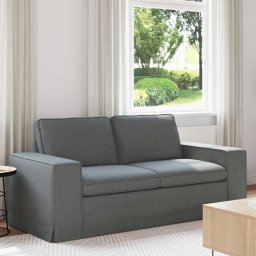 Canapea Gri închis 182 x 80 x 82 cm Metal GartenMobel Dekor