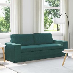 Canapea Verde închis 222 x 80 x 82 cm Metal GartenMobel Dekor