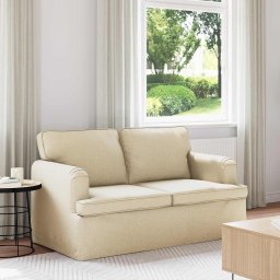Canapea Crem 142 x 80 x 85 cm Metal GartenMobel Dekor