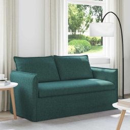 Canapea Verde închis 195 x 82 x 85 cm Metal GartenMobel Dekor