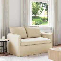 Canapea Crem 195 x 82 x 85 cm Metal GartenMobel Dekor