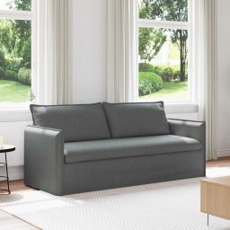 Canapea Gri închis 195 x 82 x 85 cm Metal GartenMobel Dekor