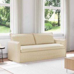 Canapea Crem 195 x 82 x 85 cm Metal GartenMobel Dekor