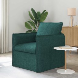 Canapea Verde închis 195 x 82 x 85 cm Metal GartenMobel Dekor