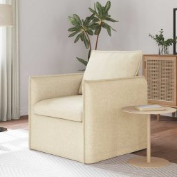 Canapea Crem 195 x 82 x 85 cm Metal GartenMobel Dekor