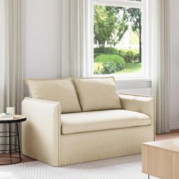 Canapea Crem 195 x 82 x 85 cm Metal GartenMobel Dekor