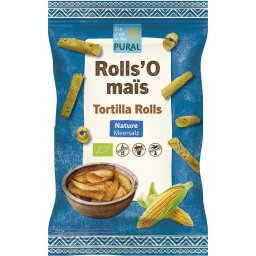 Tortilla rolls cu sare de mare, fara gluten bio 125g