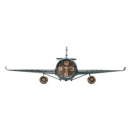 Ceas perete tip Avion, fier 143 x 20 x 46 cm