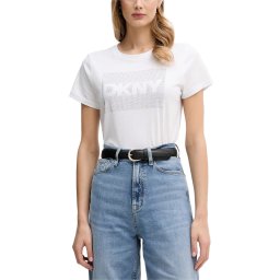 DKNY T-Shirt Logo DJ6T1701 WTL wht/silver