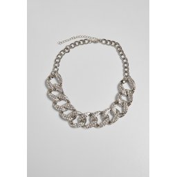 Statement necklace - silver color