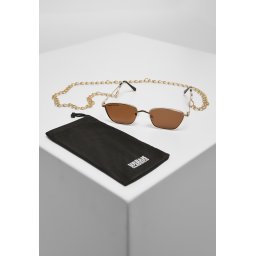 Kalymnos Sunglasses with Chain - Brown