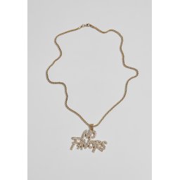 No Favor necklace - gold color