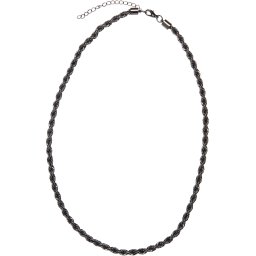 Charon Intertwine gunmetal necklace