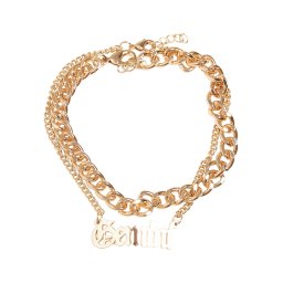 Zodiac Golden Anklet gemini
