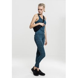 Antrenamente Melange active pentru femei Top Turcoaz/Negru/Negru