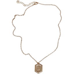 Basic necklace with the letter N