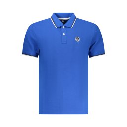 Tricou polo albastru pentru bărbați