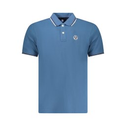 Tricou polo albastru pentru bărbați